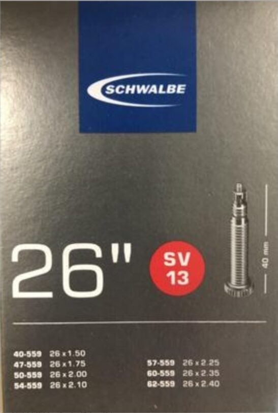 Kamera SCHWALBE 26" 190g. 1,50/2,50SV 40